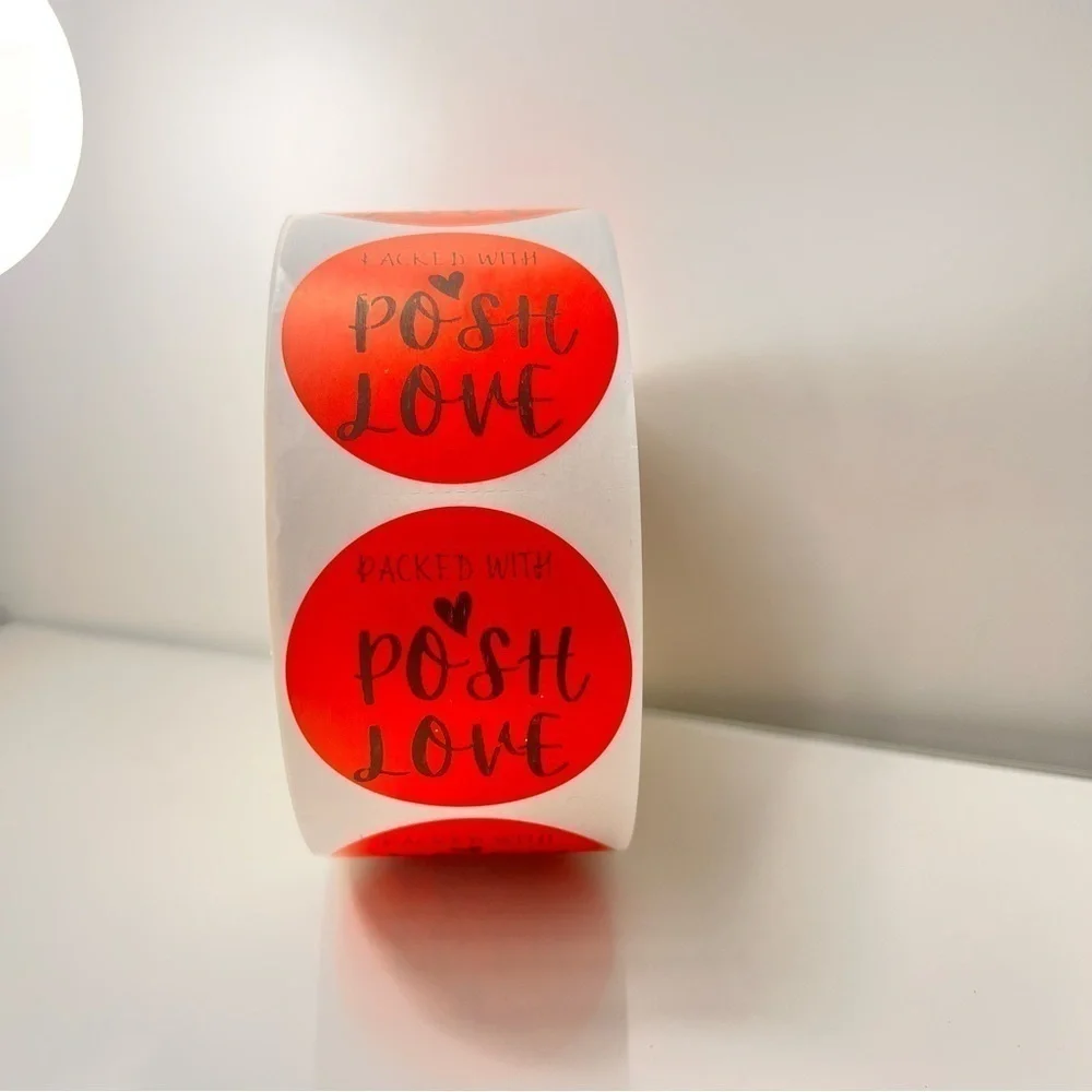 Thank You Stickers for poshmark 2in round | Shipping Supplies | NWT 100 pac - Picture 8 of 13